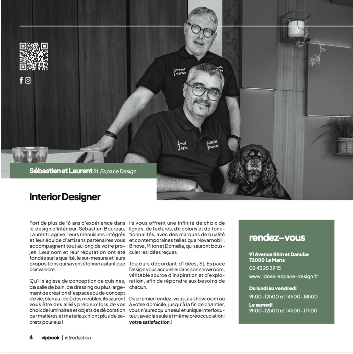 Article de presse Article de presse - SL Espace Design